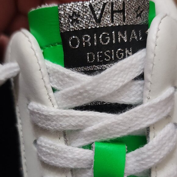 Vintage Havana Positivity 1 Green & White Sparkle Sneakers - Woman's Size 8 - Picture 8 of 11